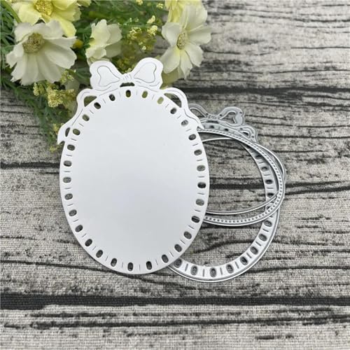 Scrapbooking-Vorlagen, 6,8 x 9,7 cm, Schleife, Bilderrahmen, Schüttelkartenrahmen, Metall-Stanzformen für Scrapbooking, Alben, Prägung, Papierkarten, Dekoration Scrapbooking-Vorlagen, 6,8 x 9,7 cm, Schleife, Bilderrahmen, Schüttelkartenrahmen, Metall-Stanzformen für Scrapbooking, Alben, Prägung, Papierkarten, Dekoration von KOFORULAIG