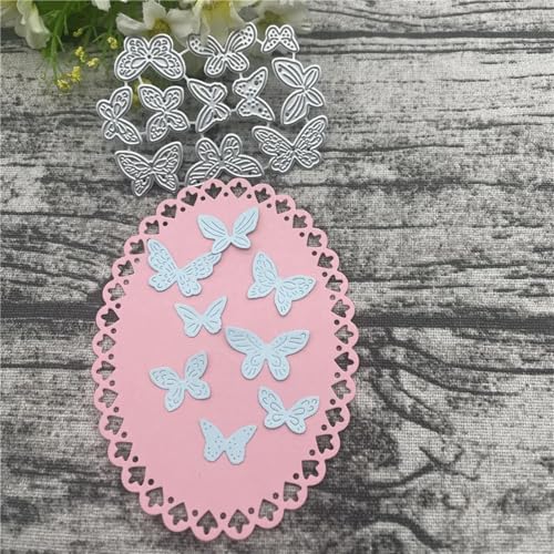 Scrapbooking-Vorlagen, 8,3 x 5,9 cm, Schmetterlinge, Spitzenbordüre, Metall-Stanzformen für Scrapbooking, Alben, Prägung, Papier, Karten, Dekoration Scrapbooking-Vorlagen, 8,3 x 5,9 cm, Schmetterlinge, Spitzenbordüre, Metall-Stanzformen für Scrapbooking, Alben, Prägung, Papier, Karten, Dekoration von KOFORULAIG