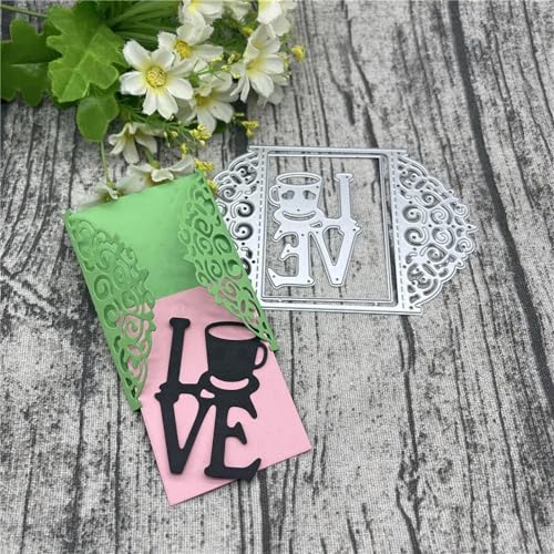 Scrapbooking-Vorlagen, 8,4 x 13,3 cm, Metall-Stanzformen für Scrapbooking, Alben, Prägung, Papier, Karten, Dekoration Scrapbooking-Vorlagen, 8,4 x 13,3 cm, Metall-Stanzformen für Scrapbooking, Alben, Prägung, Papier, Karten, Dekoration von KOFORULAIG