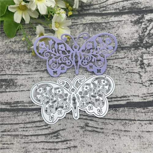 Scrapbooking-Vorlagen, 8,7 x 4,6 cm, Schmetterlingskarte, Metall-Stanzformen für Scrapbooking, Alben, Papierkarten, Dekoration, Handwerk Scrapbooking-Vorlagen, 8,7 x 4,6 cm, Schmetterlingskarte, Metall-Stanzformen für Scrapbooking, Alben, Papierkarten, Dekoration, Handwerk von KOFORULAIG