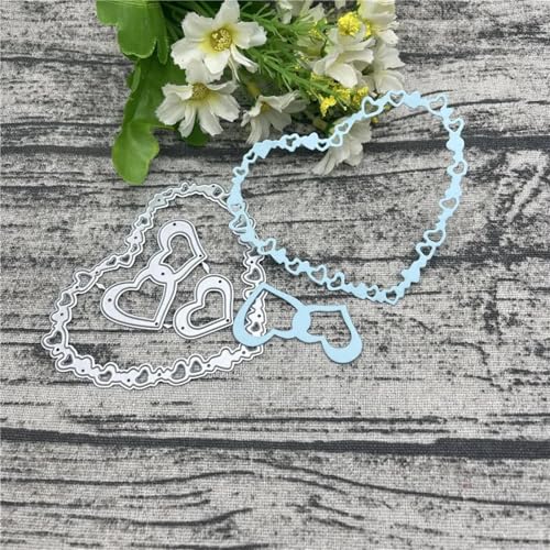 Scrapbooking-Vorlagen, 9,8 x 8 cm, Metall-Stanzformen für Scrapbooking, Alben, Prägung, Papier, Karten, Dekoration Scrapbooking-Vorlagen, 9,8 x 8 cm, Metall-Stanzformen für Scrapbooking, Alben, Prägung, Papier, Karten, Dekoration von KOFORULAIG