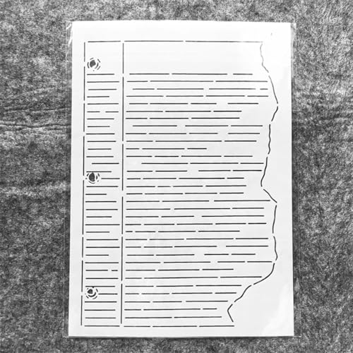 Wiederverwendbare Schablonen zum Basteln, A4, 29 cm, unregelmäßige Buchstaben, Schablonen zum Malen auf Holz, Wandfliesen, Möbelstoffen, Heimdekor-Vorlagen Wiederverwendbare Schablonen zum Basteln, A4, 29 cm, unregelmäßige Buchstaben, Schablonen zum Malen auf Holz, Wandfliesen, Möbelstoffen, Heimdekor-Vorlagen von KOFORULAIG