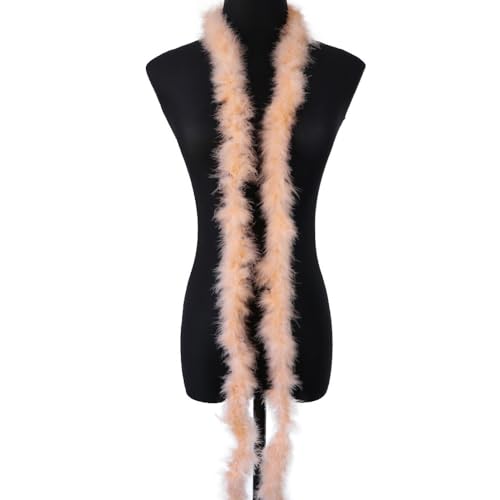 1 x 2 m Federboa Truthahnfedern Boa, flauschige Plüschfederboa, Federstola, Federschal, Federgirlande für Weihnachtsbaum, Hochzeit, Basteln, Burlesque, Karnevalsparty, 20er Jahre Kostüm Dekoration 1 x 2 m Federboa Truthahnfedern Boa, flauschige Plüschfederboa, Federstola, Federschal, Federgirlande für Weihnachtsbaum, Hochzeit, Basteln, Burlesque, Karnevalsparty, 20er Jahre Kostüm Dekoration von KOGMMYSEVP