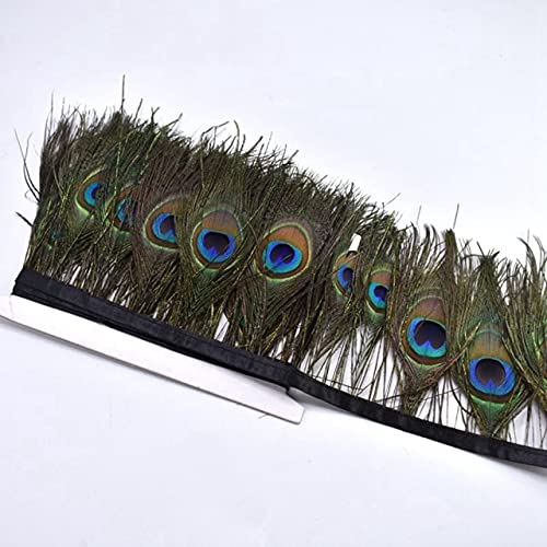 2/5/9 Meter Hochzeit DIY Pfauenfedern Augenband Handwerk Trim Fransen Handarbeit Nähen Kleidung Party Dekoration - 4,5 m 2/5/9 Meter Hochzeit DIY Pfauenfedern Augenband Handwerk Trim Fransen Handarbeit Nähen Kleidung Party Dekoration - 4,5 m von KOGMMYSEVP