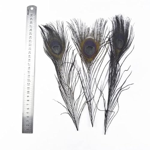 20 Stück/Packung schwarze Federn Hahn Gans Fasanenfedern für Bastelarbeiten, Schmuckherstellung, Pfau, Hochzeitsdekoration 20 Stück/Packung schwarze Federn Hahn Gans Fasanenfedern für Bastelarbeiten, Schmuckherstellung, Pfau, Hochzeitsdekoration von KOGMMYSEVP