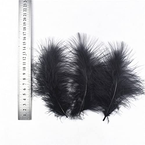 20 Stück/Packung schwarze Federn Hahn Gans Fasanenfedern für Bastelarbeiten, Schmuckherstellung, Pfau, Hochzeitsdekoration 20 Stück/Packung schwarze Federn Hahn Gans Fasanenfedern für Bastelarbeiten, Schmuckherstellung, Pfau, Hochzeitsdekoration von KOGMMYSEVP