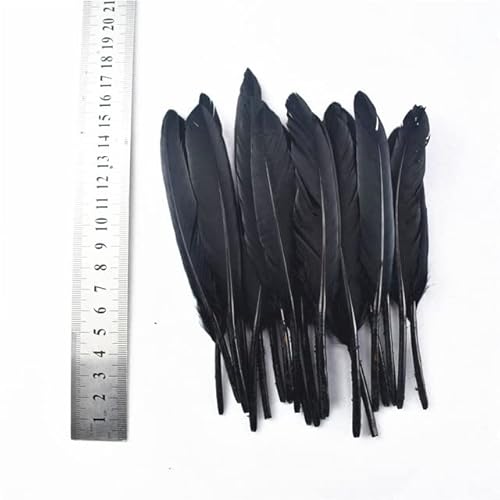 20 Stück/Packung schwarze Federn Hahn Gans Fasanenfedern für Bastelarbeiten, Schmuckherstellung, Pfau, Hochzeitsdekoration 20 Stück/Packung schwarze Federn Hahn Gans Fasanenfedern für Bastelarbeiten, Schmuckherstellung, Pfau, Hochzeitsdekoration von KOGMMYSEVP