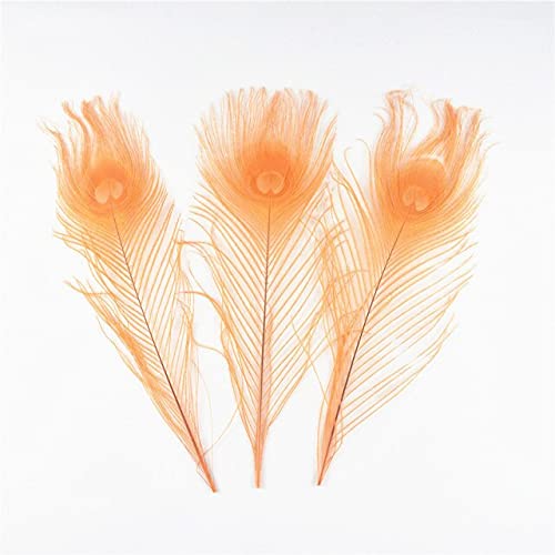 20 Stück naturgefärbte Pfauenfedern, 25–32 cm, DIY-Schmuck, Dekoration, Armaturen, Handarbeitsfedern zum Basteln von KOGMMYSEVP