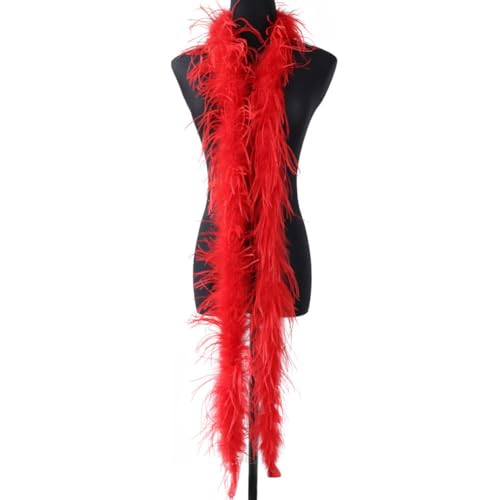 Federboa, Federschal, Truthahnfedern, einfarbig, flauschige Girlande für Tanzen, Hochzeit, Party, Cosplay, Halloween, Hochzeit, Heimdekoration, 2 m Federboa, Federschal, Truthahnfedern, einfarbig, flauschige Girlande für Tanzen, Hochzeit, Party, Cosplay, Halloween, Hochzeit, Heimdekoration, 2 m von KOGMMYSEVP