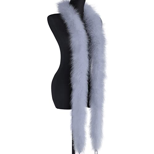 Federboa-Streifen, 2 m, bunte Federboa, Federstreifen, Dekoration, Verkleidungszubehör, super weich, flauschig, Federstreifen, Hochzeit, Karneval, Dekorationen von KOGMMYSEVP