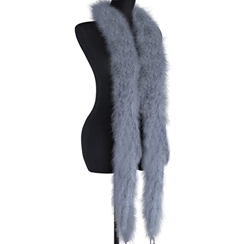 Federboa-Streifen, 2 m, bunte Federboa, Federstreifen, Dekoration, Verkleidungszubehör, super weich, flauschig, Federstreifen, Hochzeit, Karneval, Dekorationen von KOGMMYSEVP