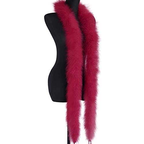 Federboa-Streifen, 2 m, bunte Federboa, Federstreifen, Dekoration, Verkleidungszubehör, super weich, flauschig, Federstreifen, Hochzeit, Karneval, Dekorationen von KOGMMYSEVP