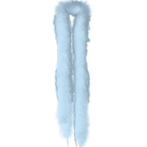 Federboa für Damen, flauschige Federboa, Basteln, 2 m, Weihnachtsboa, Truthahn-Federboa für Bastelarbeiten, Hochzeit, Party, Weihnachtsbaumdekoration, 20 g Federboa für Damen, flauschige Federboa, Basteln, 2 m, Weihnachtsboa, Truthahn-Federboa für Bastelarbeiten, Hochzeit, Party, Weihnachtsbaumdekoration, 20 g von KOGMMYSEVP