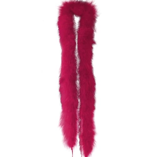 Federboa für Damen, flauschige Federboa, Basteln, 2 m, Weihnachtsboa, Truthahn-Federboa für Bastelarbeiten, Hochzeit, Party, Weihnachtsbaumdekoration, 20 g Federboa für Damen, flauschige Federboa, Basteln, 2 m, Weihnachtsboa, Truthahn-Federboa für Bastelarbeiten, Hochzeit, Party, Weihnachtsbaumdekoration, 20 g von KOGMMYSEVP