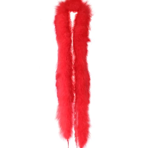 Federboa für Damen, flauschige Federboa, Basteln, 2 m, Weihnachtsboa, Truthahn-Federboa für Bastelarbeiten, Hochzeit, Party, Weihnachtsbaumdekoration, 20 g von KOGMMYSEVP
