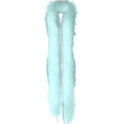 Federboa für Damen, flauschige Federboa, Basteln, 2 m, Weihnachtsboa, Truthahn-Federboa für Bastelarbeiten, Hochzeit, Party, Weihnachtsbaumdekoration, 20 g von KOGMMYSEVP