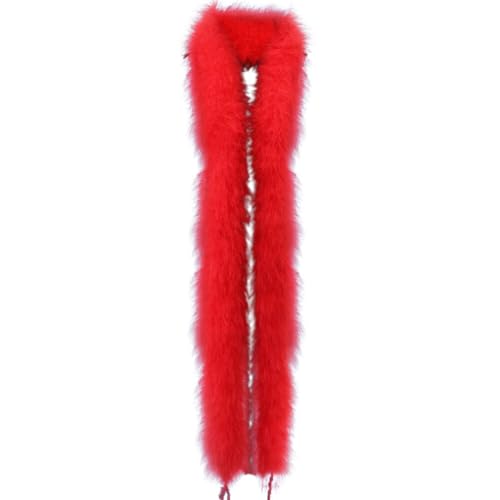 Federboa für Damen, flauschige Federboa, Basteln, 2 m, Weihnachtsboa, Truthahn-Federboa für Bastelarbeiten, Hochzeit, Party, Weihnachtsbaumdekoration, 50 g von KOGMMYSEVP
