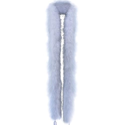 Federboa für Damen, flauschige Federboa, Basteln, 2 m, Weihnachtsboa, Truthahn-Federboa für Bastelarbeiten, Hochzeit, Party, Weihnachtsbaumdekoration, 50 g Federboa für Damen, flauschige Federboa, Basteln, 2 m, Weihnachtsboa, Truthahn-Federboa für Bastelarbeiten, Hochzeit, Party, Weihnachtsbaumdekoration, 50 g von KOGMMYSEVP