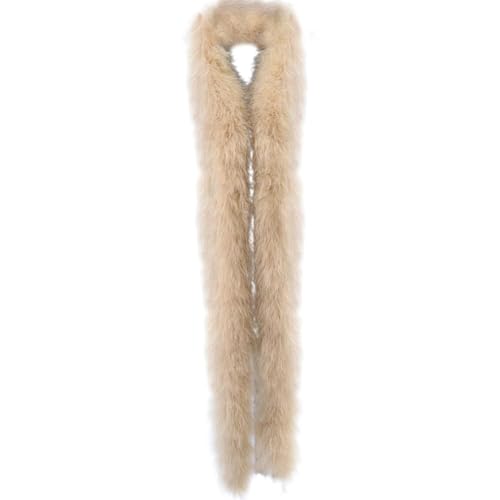 Federboa für Damen, flauschige Federboa, Basteln, 2 m, Weihnachtsboa, Truthahn-Federboa für Bastelarbeiten, Hochzeit, Party, Weihnachtsbaumdekoration, 50 g von KOGMMYSEVP