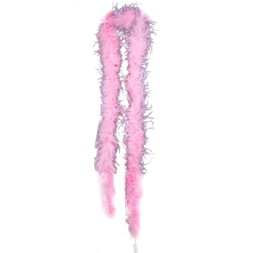 Flauschige Federboa, Kostümzubehör, Weihnachtsgirlande, Federboa für Halloween, Basteln, Hochzeit, Heimdekoration, 50 g, 2 m von KOGMMYSEVP