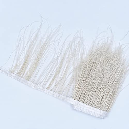 Natürliche bunte Pfauenfedern, Seide, Rauchabzugsband, Fransenband, 12,7–20,3 cm, Breite Haarfedern zum Basteln, Pfauendekoration von KOGMMYSEVP