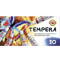 KOH-I-NOOR Tempera Temperafarben farbsortiert 10 x 16,0 ml von KOH-I-NOOR