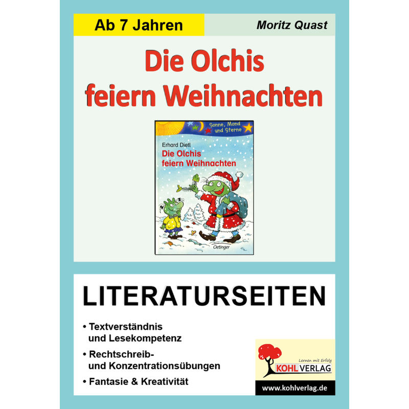 Literaturseiten / Erhard Dietl 'Die Olchis Feiern Weihnachten', Literaturseiten - Moritz Quast, Kartoniert (TB) von KOHL VERLAG Der Verlag mit dem Baum