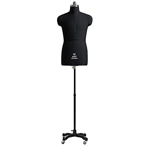 Männliche Schaufensterpuppe zum Nähen von Kleidung, Nähen von Kleiderformen in Übergröße, groß, vollständig feststeckbares Schneiderpuppen-Schneidermodell auf Rädern, Erwachsene in voller Größe Männliche Schaufensterpuppe zum Nähen von Kleidung, Nähen von Kleiderformen in Übergröße, groß, vollständig feststeckbares Schneiderpuppen-Schneidermodell auf Rädern, Erwachsene in voller Größe von KOIAMVZW