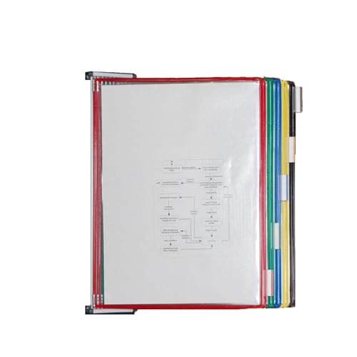 Office AdjustaView, wandmontiertes Referenzsystem, 10 Taschen, tragbare Farbe for die Aufbewahrung von A4-Dokumenten im Büro/Lager/Restaurant Office AdjustaView, wandmontiertes Referenzsystem, 10 Taschen, tragbare Farbe for die Aufbewahrung von A4-Dokumenten im Büro/Lager/Restaurant von KOINEN