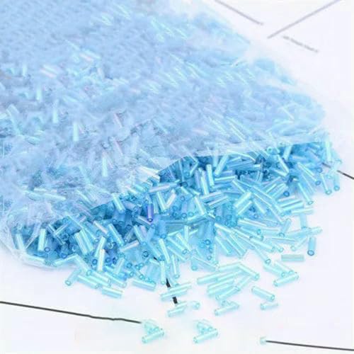 Signalperlen, Stickperlen, 2x6mm Österreichische Kristallglas Röhre Runde Samenperlen Lange Röhre Perlen für Kleidung Nähen Zubehör Halskette DIY Schmuckherstellung-AB weiß-2x6mm 100g(AB light blue Signalperlen, Stickperlen, 2x6mm Österreichische Kristallglas Röhre Runde Samenperlen Lange Röhre Perlen für Kleidung Nähen Zubehör Halskette DIY Schmuckherstellung-AB weiß-2x6mm 100g(AB light blue von KOINEN