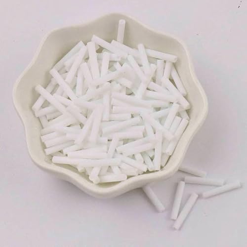 Signalperlen, Stickperlen, 35 Stück 2,5x15mm lange tschechische Signalhorn Röhrenförmige Glasperlen 8/0 lose Spacer Saatperlen für Handwerk Schmuck Machen DIY Nähzubehör-3-2,5x15mm-35pcs-5g(4) von KOINEN