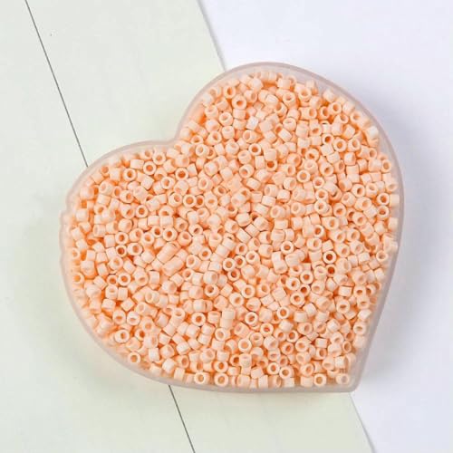 Stiftperlen, Stickperlen, 10 g, 2,5 mm, Röhrenperlen, mehrfarbig, Glasperlen for die Herstellung von DIY-Schmuck, Nadelarbeiten, Nähen, Kleidungszubehör, 09–10 g, ca. 700 Stück(12) von KOINEN