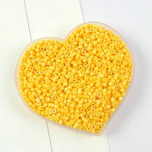 Stiftperlen, Stickperlen, 10 g, 2,5 mm, Röhrenperlen, mehrfarbig, Glasperlen for die Herstellung von DIY-Schmuck, Nadelarbeiten, Nähen, Kleidungszubehör, 09–10 g, ca. 700 Stück(19) von KOINEN