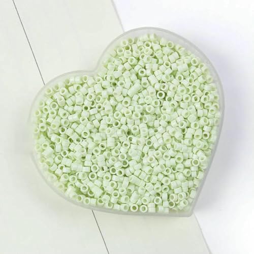 Stiftperlen, Stickperlen, 10 g, 2,5 mm, Röhrenperlen, mehrfarbig, Glasperlen for die Herstellung von DIY-Schmuck, Nadelarbeiten, Nähen, Kleidungszubehör, 09–10 g, ca. 700 Stück(9) von KOINEN