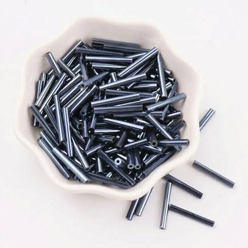 Stiftperlen, Stickperlen, 2,5 x 15 mm lang, tschechische Glasperlen, 8/0, manuelles Schneiden, Stiftrohr-Charms, Abstandshalter für Schmuckherstellung, DIY, Armband, Halskette, ML293, Champagner, 2,5 Stiftperlen, Stickperlen, 2,5 x 15 mm lang, tschechische Glasperlen, 8/0, manuelles Schneiden, Stiftrohr-Charms, Abstandshalter für Schmuckherstellung, DIY, Armband, Halskette, ML293, Champagner, 2,5 von KOINEN