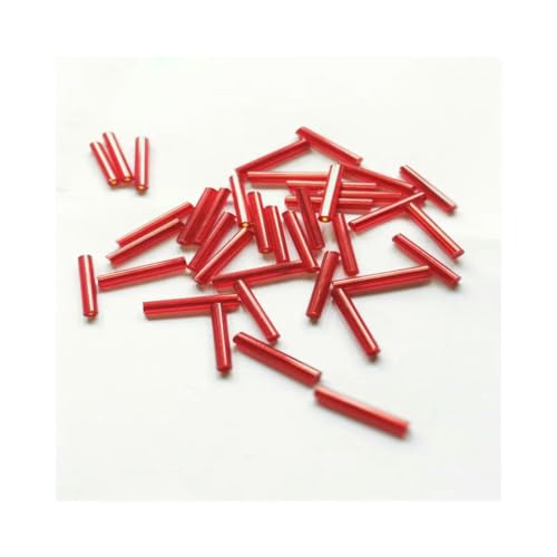 Stiftperlen, Stickperlen, 2,5 x 15 mm lang, tschechische Glasperlen, 8/0, manuelles Schneiden, Stiftrohr-Charms, Abstandshalter für Schmuckherstellung, DIY, Armband, Halskette, ML293, Champagner, 2,5 Stiftperlen, Stickperlen, 2,5 x 15 mm lang, tschechische Glasperlen, 8/0, manuelles Schneiden, Stiftrohr-Charms, Abstandshalter für Schmuckherstellung, DIY, Armband, Halskette, ML293, Champagner, 2,5 von KOINEN