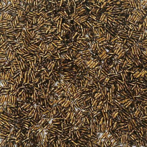 Stiftperlen, Stickperlen, 300 Stück, 2 x 6 mm, gedrehte Stiftperlen, lose Glasperlen, Abstandshalter, Röhren, Schmuckperlen for Nähen von Stoffen, DIY-Herstellung von Nähzubehör, Regenbogen(Brass) Stiftperlen, Stickperlen, 300 Stück, 2 x 6 mm, gedrehte Stiftperlen, lose Glasperlen, Abstandshalter, Röhren, Schmuckperlen for Nähen von Stoffen, DIY-Herstellung von Nähzubehör, Regenbogen(Brass) von KOINEN