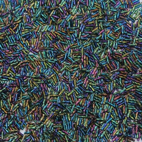 Stiftperlen, Stickperlen, 300 Stück, 2 x 6 mm, gedrehte Stiftperlen, lose Glasperlen, Abstandshalter, Röhren, Schmuckperlen for Nähen von Stoffen, DIY-Herstellung von Nähzubehör, Regenbogen(Rainbow) Stiftperlen, Stickperlen, 300 Stück, 2 x 6 mm, gedrehte Stiftperlen, lose Glasperlen, Abstandshalter, Röhren, Schmuckperlen for Nähen von Stoffen, DIY-Herstellung von Nähzubehör, Regenbogen(Rainbow) von KOINEN