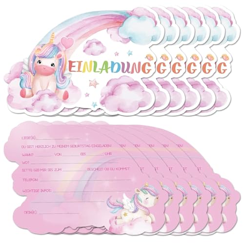 12 Einladungskarten Kindergeburtstag, Einhorn Regenbogen Einladungskarten, Einladungskarten Kindergeburtstag Mädchen, Geburtstagseinladung Einladungen, Geburtstag Party Einladung für Mädchen/Jungen 12 Einladungskarten Kindergeburtstag, Einhorn Regenbogen Einladungskarten, Einladungskarten Kindergeburtstag Mädchen, Geburtstagseinladung Einladungen, Geburtstag Party Einladung für Mädchen/Jungen von KOIROI
