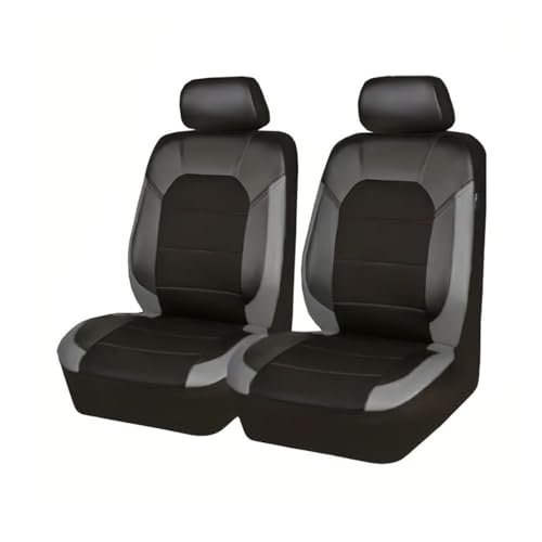 KOIYWQA 2 Stück Auto-Sitzbezug, für Ford Focus ST 2012 2013 2014 2015 2016 2017 2018 Vordersitzbezüge aus Netzstoff Sitzbezug Perfekter Schutz Abnehmbarer Stretchstoff,D Grey von KOIYWQA
