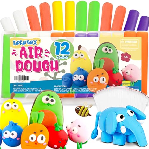 AIR DOUGH 12 Farben Fluo Kinder Knete Kinderknete Modelliermasse Lufttrocknend Ton Set Für Kinder Knetmasse Plastilin Für Kinder Foam Clay Polymer Clay Spielzeug Mädchen Geschenke Jungen Mädchen AIR DOUGH 12 Farben Fluo Kinder Knete Kinderknete Modelliermasse Lufttrocknend Ton Set Für Kinder Knetmasse Plastilin Für Kinder Foam Clay Polymer Clay Spielzeug Mädchen Geschenke Jungen Mädchen von KOKOBOX