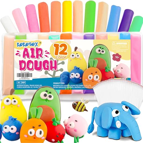 AIR DOUGH 12 Farben Macaron Kinder Knete Kinderknete Modelliermasse Lufttrocknend Ton Set Für Kinder Knetmasse Plastilin Für Kinder Foam Clay Polymer Clay Spielzeug Mädchen Geschenke Jungen Mädchen AIR DOUGH 12 Farben Macaron Kinder Knete Kinderknete Modelliermasse Lufttrocknend Ton Set Für Kinder Knetmasse Plastilin Für Kinder Foam Clay Polymer Clay Spielzeug Mädchen Geschenke Jungen Mädchen von KOKOBOX