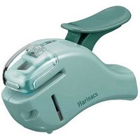 KOKUYO Klammerloses Heftgerät Harinacs SMALL+ blau-grün, 1 St. von KOKUYO