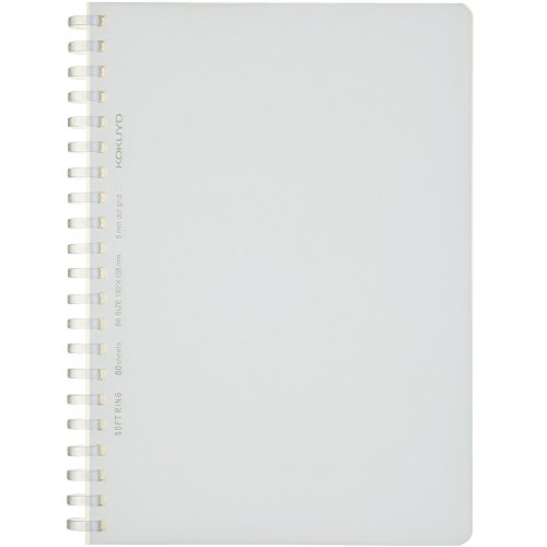 KOKUYO Soft-D-Ringbuch, 5 mm Punktraster, 80 Blatt, B6, transparent, Import aus Japan (SU-SV548WT-T) von KOKUYO