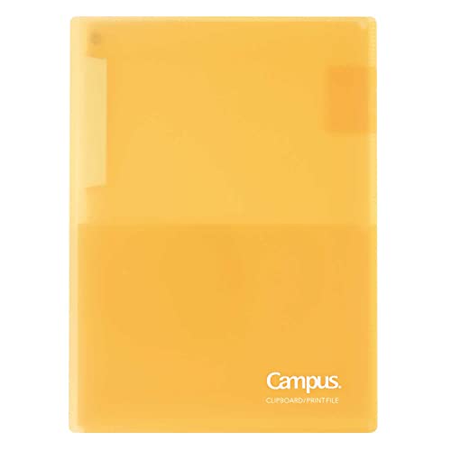 Kokuyo Campus Klemmbrett Druckmappe Klemmmappe Aktenordner A4 Gelb Japan Import (FU-CEH755Y) von KOKUYO