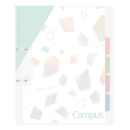 Kokuyo Campus Le-PP158-L4LB Notizbuch, nachfüllbar, A4, schmal, 2-Ringbuch, Notizbuch mit 5 Fächern, 100 Blatt Kapazität, geeignet für 30 Löcher Loseblattpapier, Mineralfarbe Sorbet Blue Kokuyo Campus Le-PP158-L4LB Notizbuch, nachfüllbar, A4, schmal, 2-Ringbuch, Notizbuch mit 5 Fächern, 100 Blatt Kapazität, geeignet für 30 Löcher Loseblattpapier, Mineralfarbe Sorbet Blue von KOKUYO