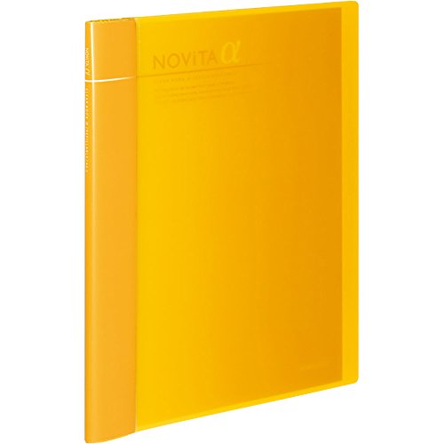 Kokuyo Erweiterbare Dokumentenmappe Klares Buch Novita α A4 Kommt mit 24 Taschen, bis zu 6 x 12 Taschen (Gelb) von KOKUYO