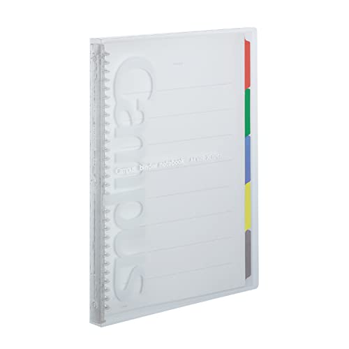 Kokuyo P173T Campus Slim Notizbuch, A4, 30 Löcher, bis zu 65 Blatt, transparent Kokuyo P173T Campus Slim Notizbuch, A4, 30 Löcher, bis zu 65 Blatt, transparent von KOKUYO