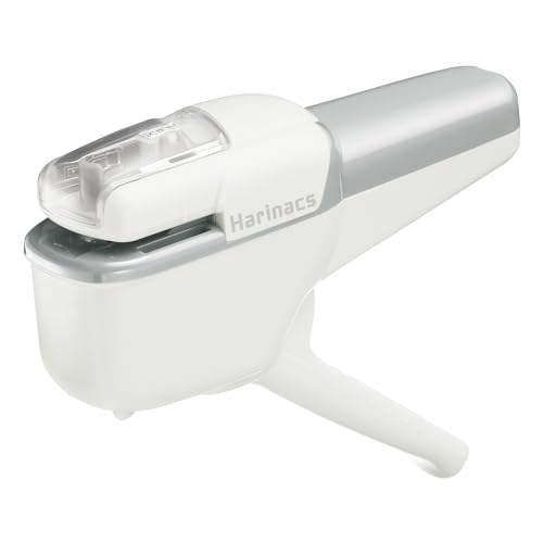 Kokuyo SLN-MSH110PW Heftgerät, handlich, 10 Stück, blassweiß, 10 Blatt von KOKUYO