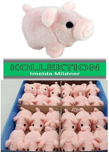 Plüsch Schweinchen/Mini Schwein/Glücksschweinchen/Stofftier ca. 7x5x4,3 zum basteln geeignet - Geschenke, Kollektion Plüsch Schweinchen/Mini Schwein/Glücksschweinchen/Stofftier ca. 7x5x4,3 zum basteln geeignet - Geschenke, Kollektion von KOLLEKTION Imelda Mildner